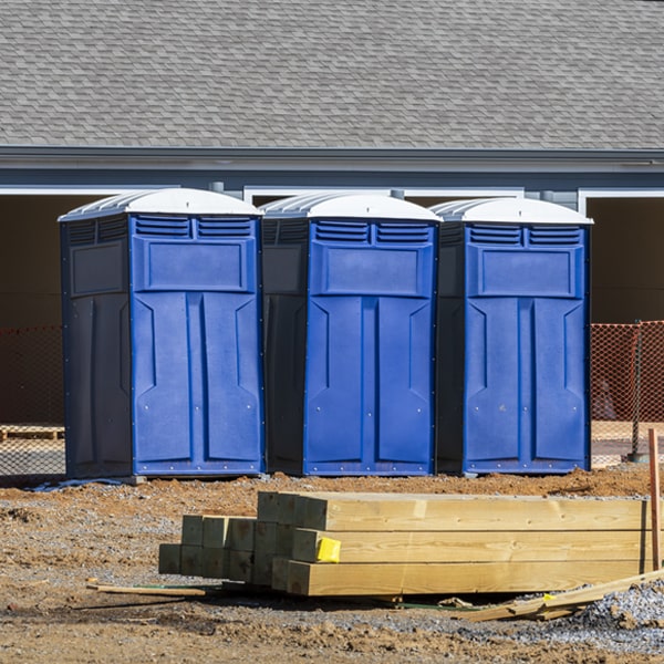 are there any restrictions on where i can place the portable toilets during my rental period in Clementon